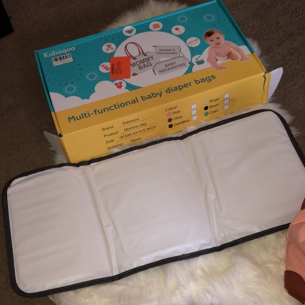 Pink Diaper Bag Set - Picture 7 of 10